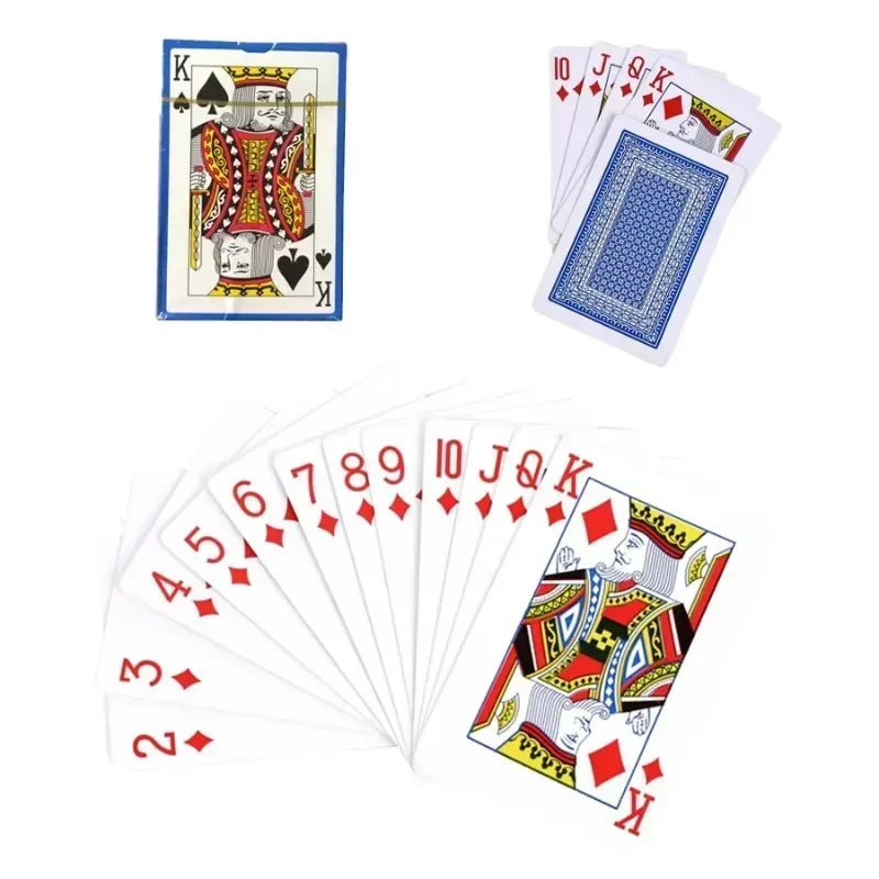 1–100 Pcs Poker Card Set – 54 Card Deck for Adults, Classic Board Game for Entertainment & Casino Play
