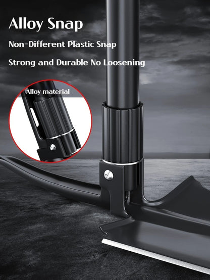 1PC Outdoor Foldable Camping Shovel – Multifunctional Hiking Entrenching Tool, Portable Garden & Survival Shovel